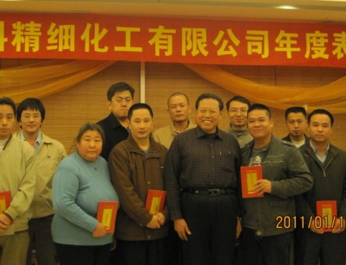 2010年中山市漢科精細(xì)化工有限公司表彰大會(huì)暨迎春聚餐活動(dòng)